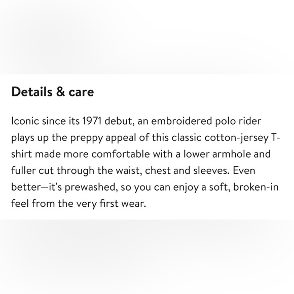 Polo Ralph Lauren Classic Jersey Crew Neck Tee, Color Aqua Blue, Men’s Small - Picture 12 of 12